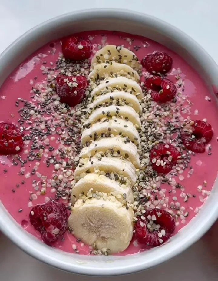 Raspberry Coconut Recovery Smoothie