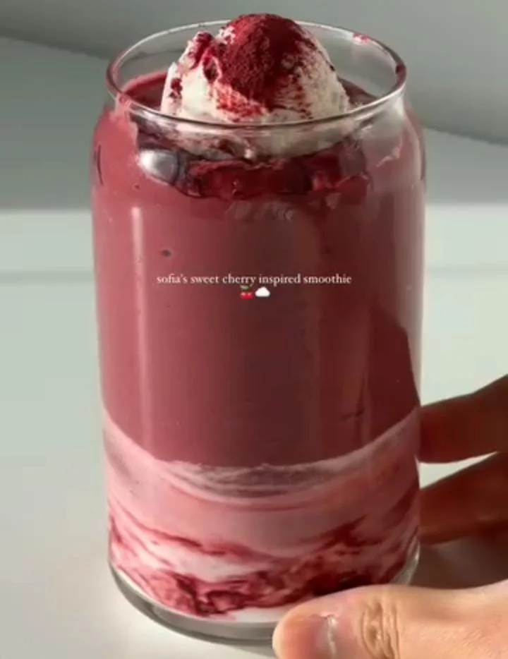 Cherry Vanilla Protein Smoothie