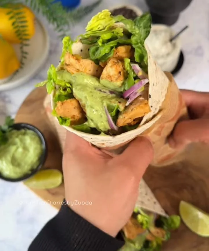 Avocado Chicken Wrap