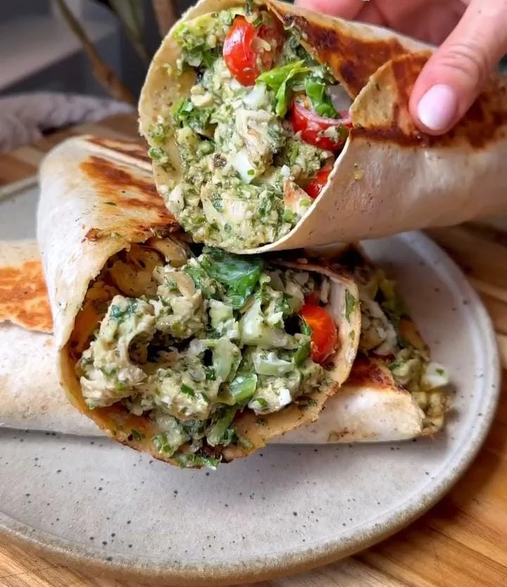 Caprese Chicken Wrap