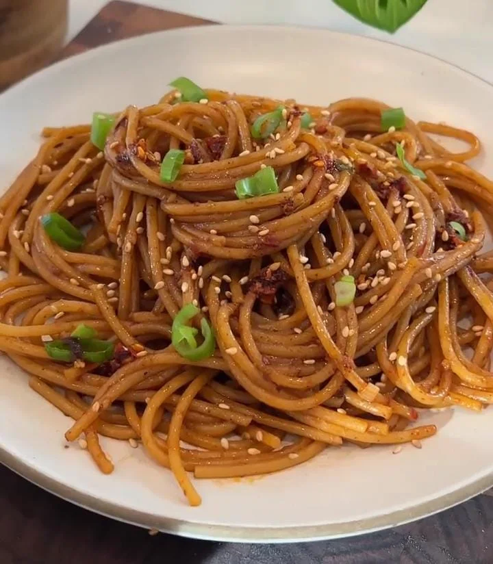 Garlic Chili Chinese Noodles | Chinese Noodle Recipes