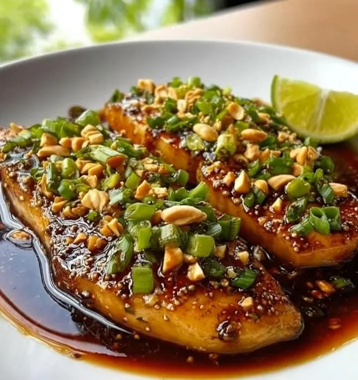 Asian Glazed Halibut