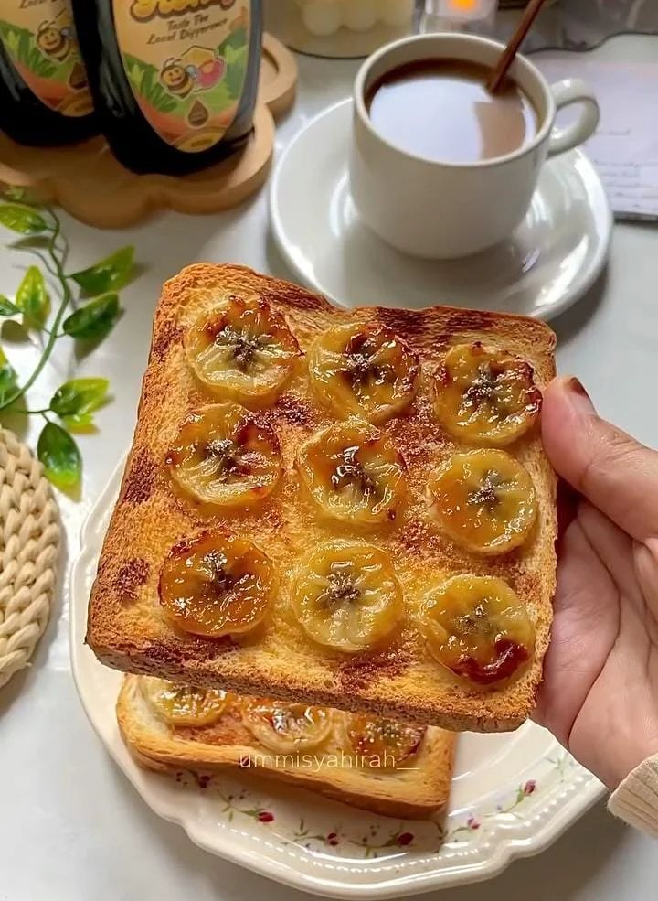 Honey Banana Toast