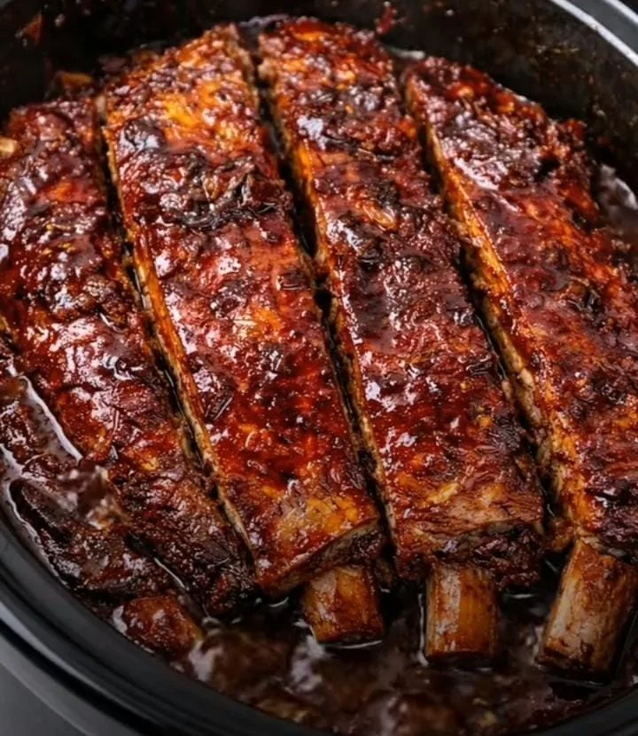 Honey Garlic Crockpot Ribs