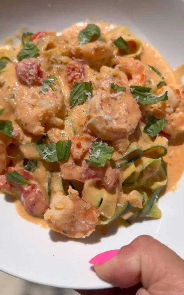 Garlic Shrimp Zucchini Noodles