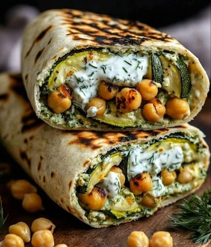Vegan Mediterranean Wrap
