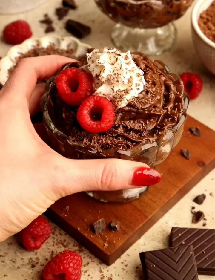 Chocolate Avocado Pudding for One