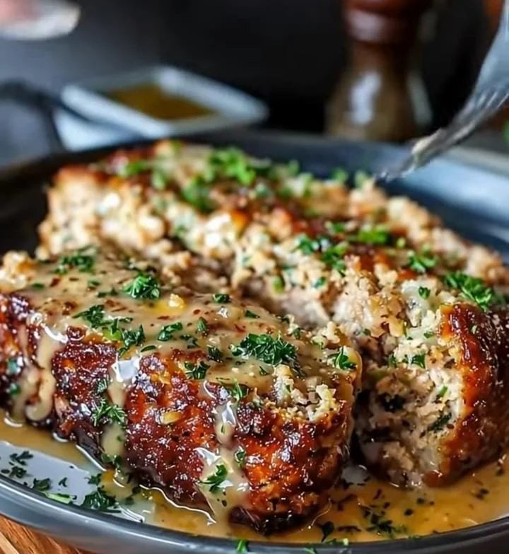 Smothered Turkey Meatloaf