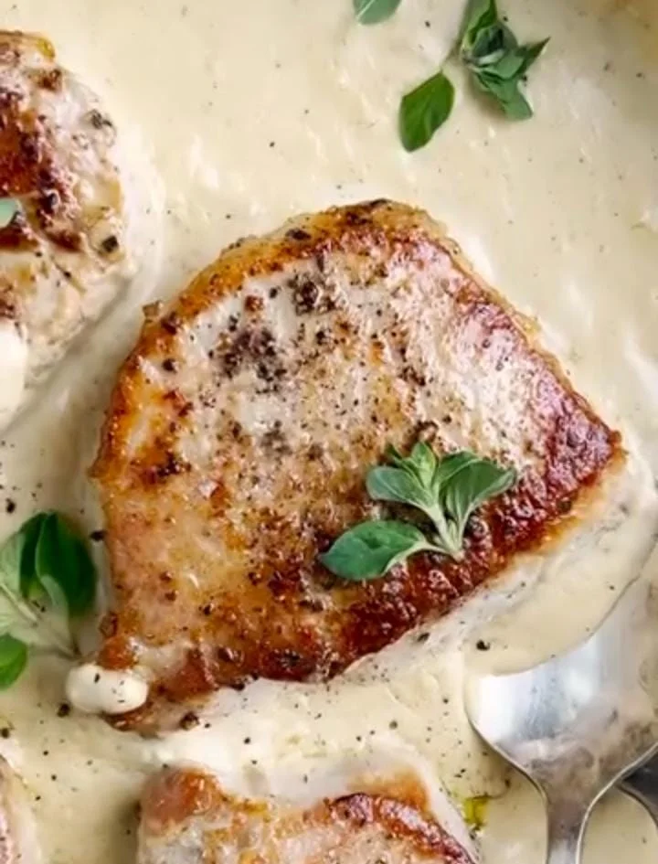 Maple Dijon Glazed Pork Chops