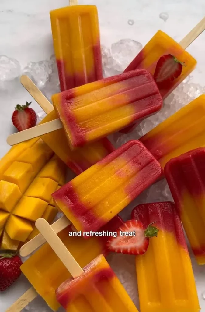 Mango Chamoy Popsicles