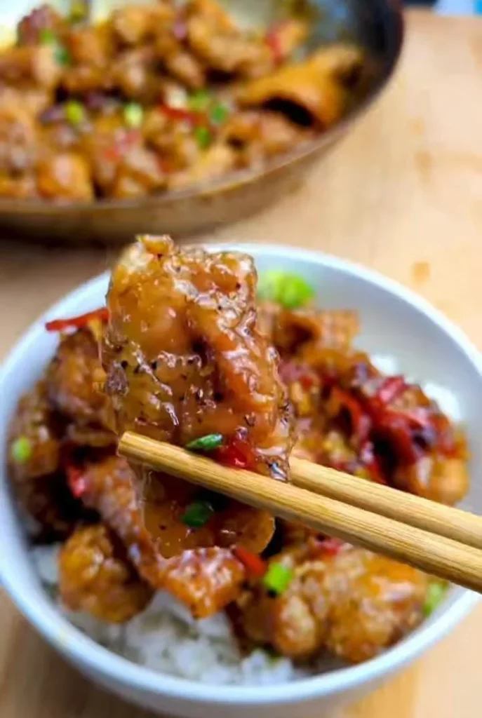 Sweet Chili Diced Chicken Stir-Fry