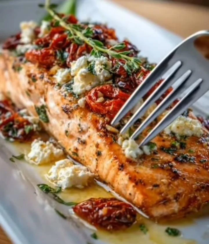 Mediterranean Salmon with Olive Tapenade