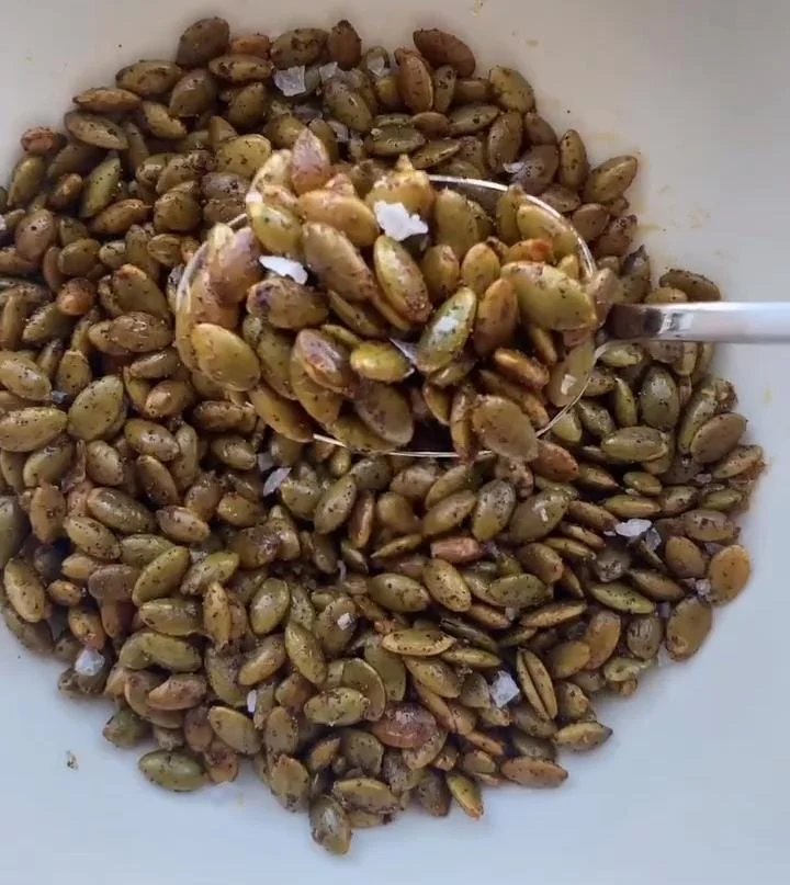 Spicy Roasted Pumpkin Seeds