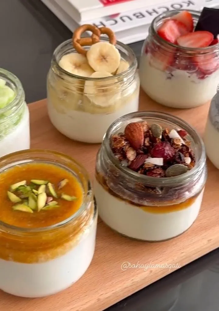 Greek Yogurt Parfait Jars