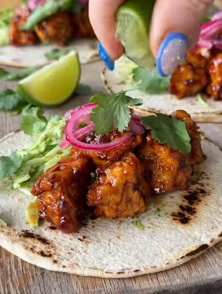 Korean BBQ Jackfruit Tacos