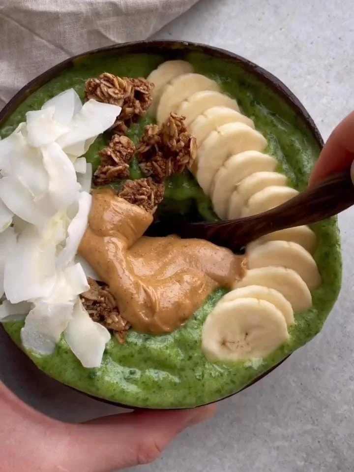 High-Protein Green Smoothie Bowl