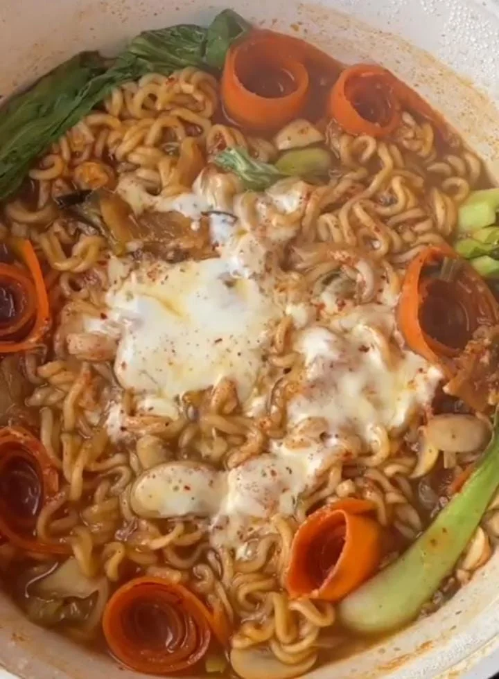 Kimchi Chicken Ramen Bowl