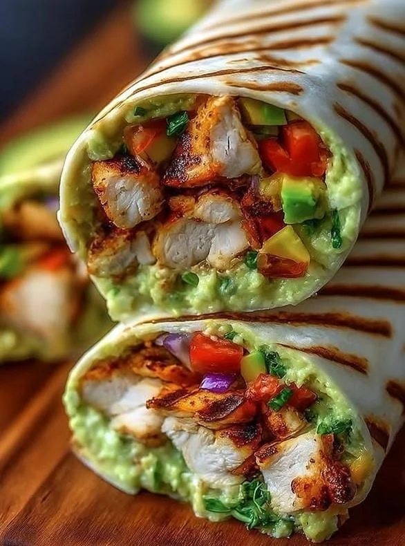 Grilled Chicken Avocado Wrap