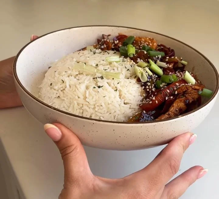 Teriyaki Ground Chicken Power Bowl