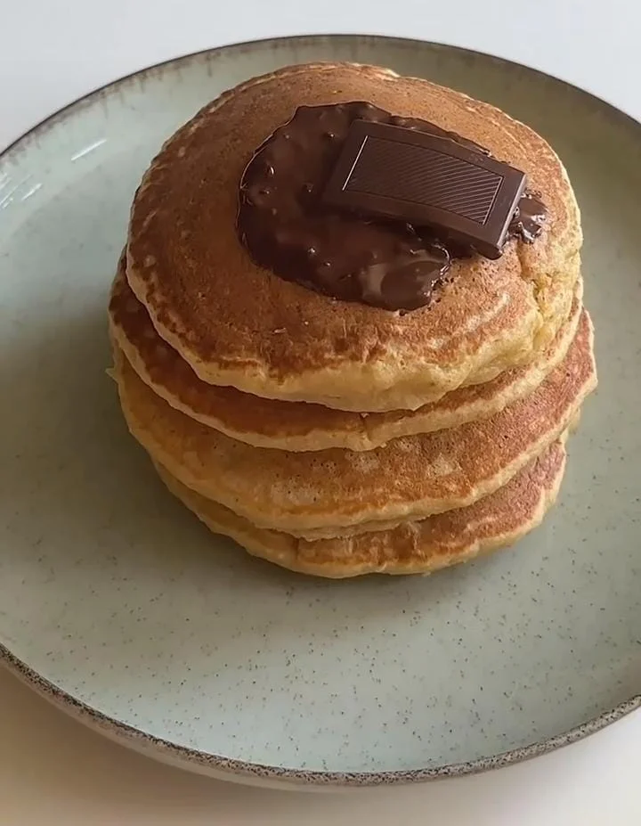 Fluffy Banana Oat Pancakes