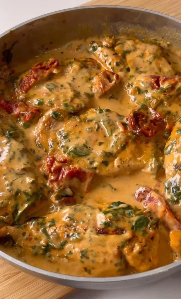 Creamy Tuscan Chicken with Spinach