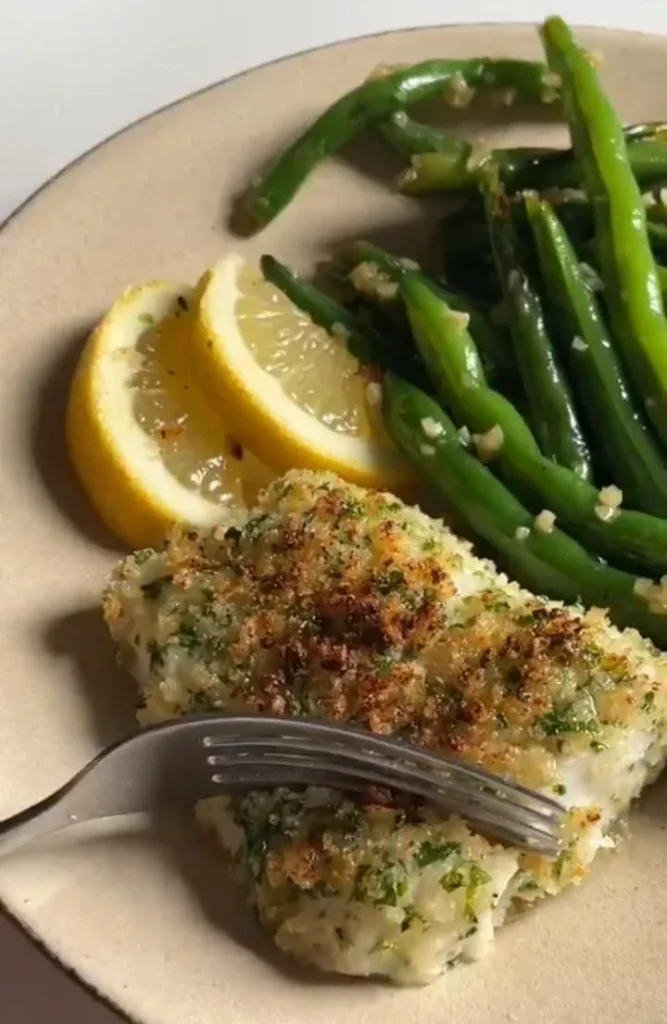 Parmesan Crusted Baked Catfish