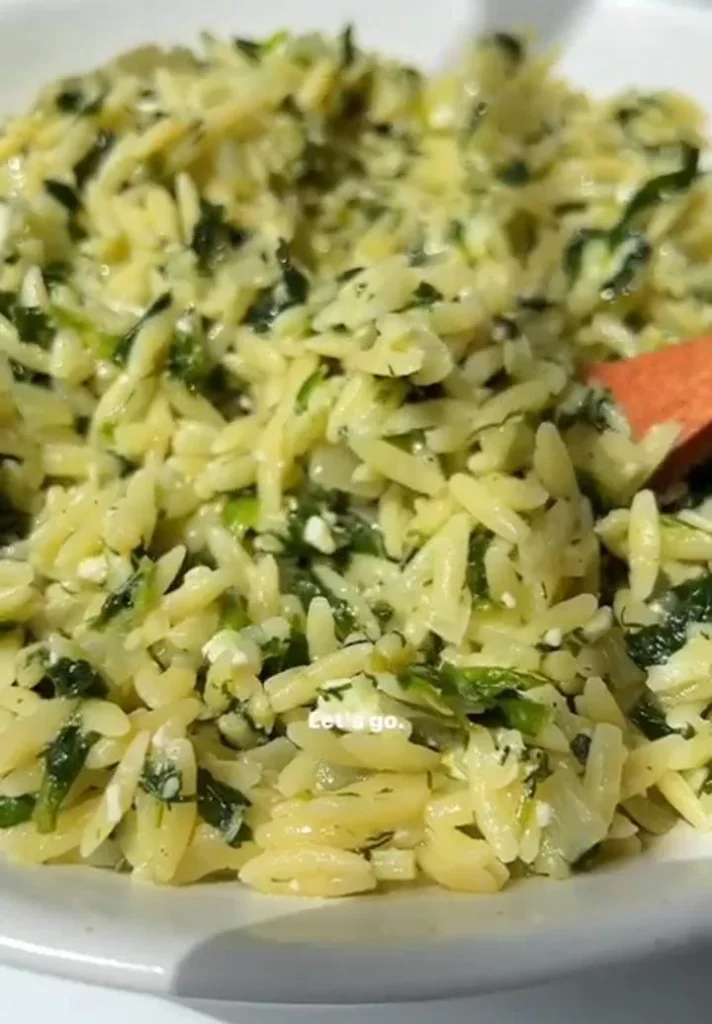 Spinach & Feta Chicken Orzo