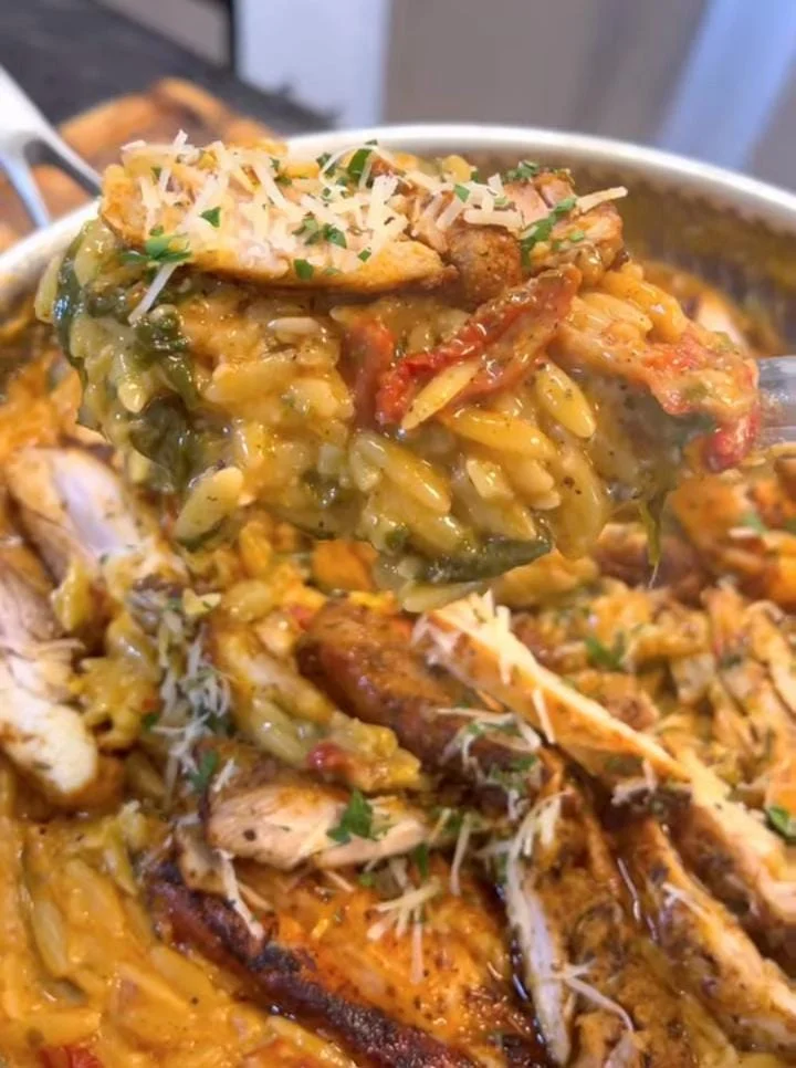 Tuscan Chicken Orzo