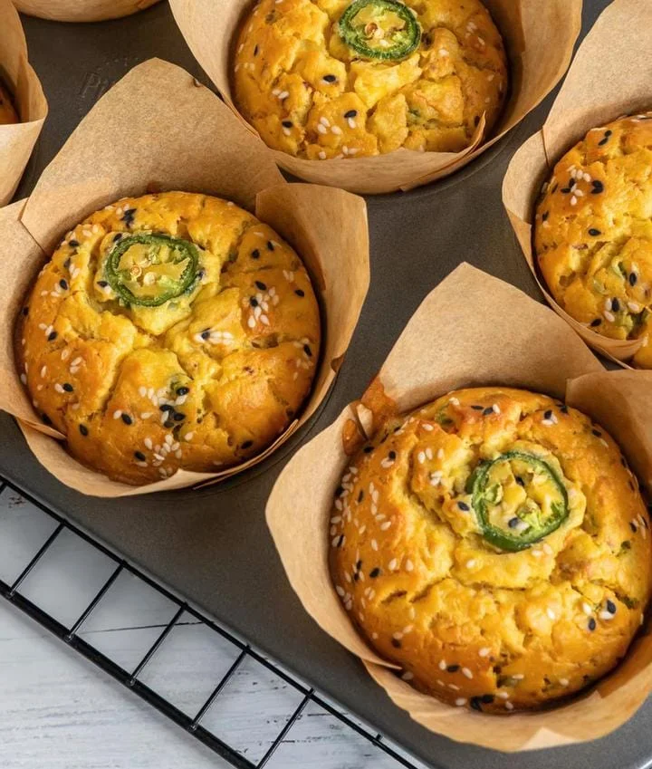 Chickpea Flour Banana Muffins