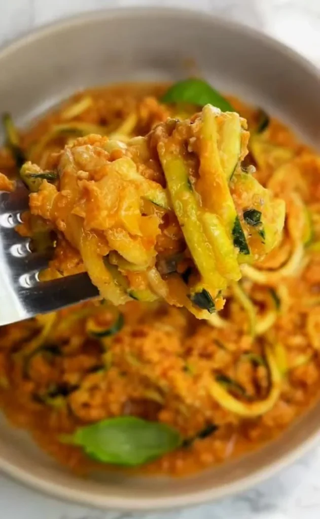 Zucchini Noodle Bowl with Lemon-Tahini Dressing