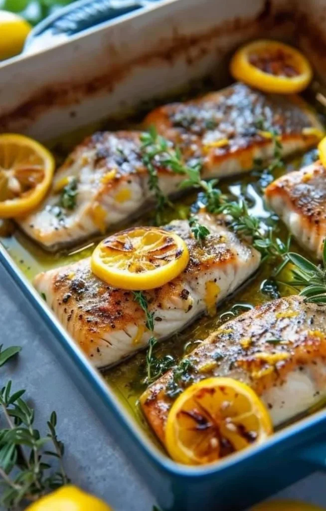 Garlic and Herb Baked Cod