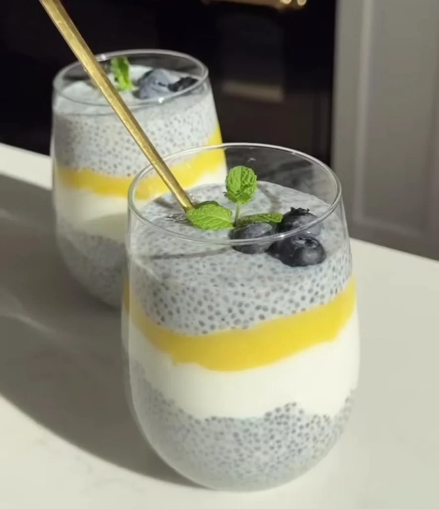 Lemon Chia Pudding Cups