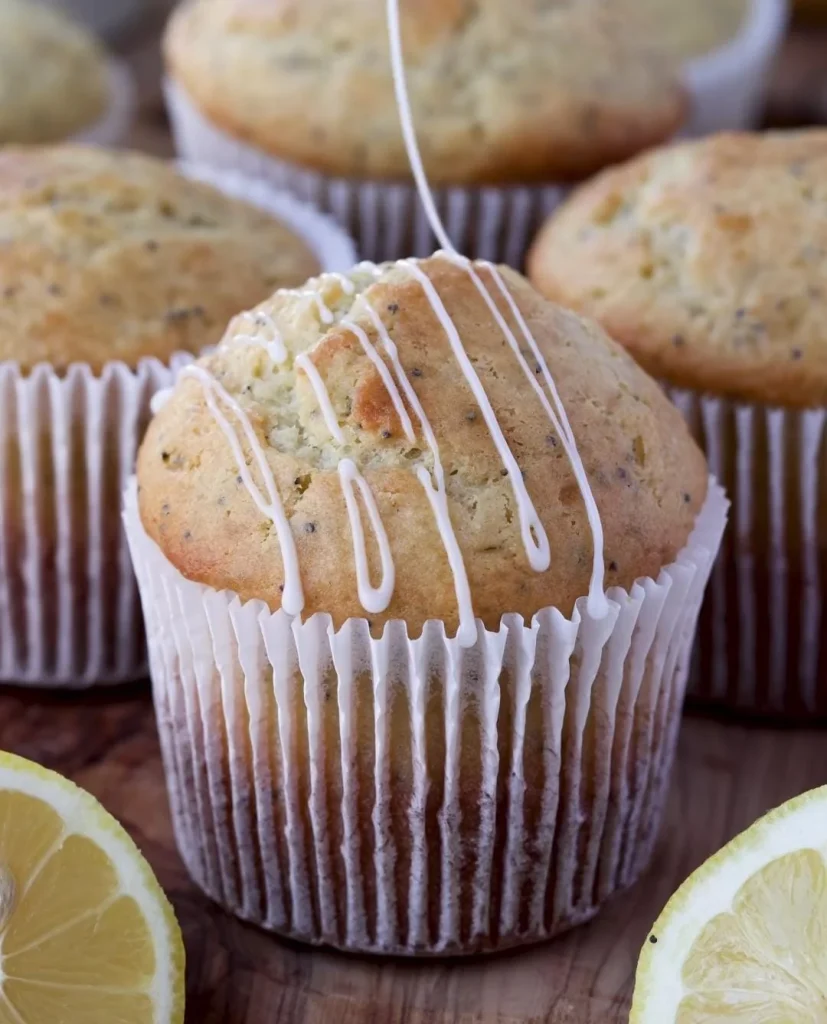 Lemon Brownies with Creamy Citrus Glaze