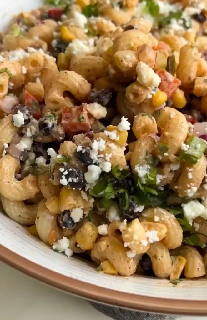 Taco Pasta Salad with Lime Dressing