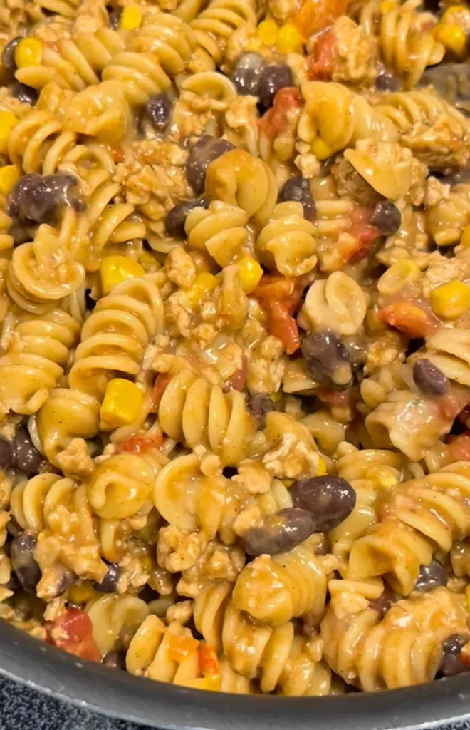 Creamy Taco Pasta with Black Beans