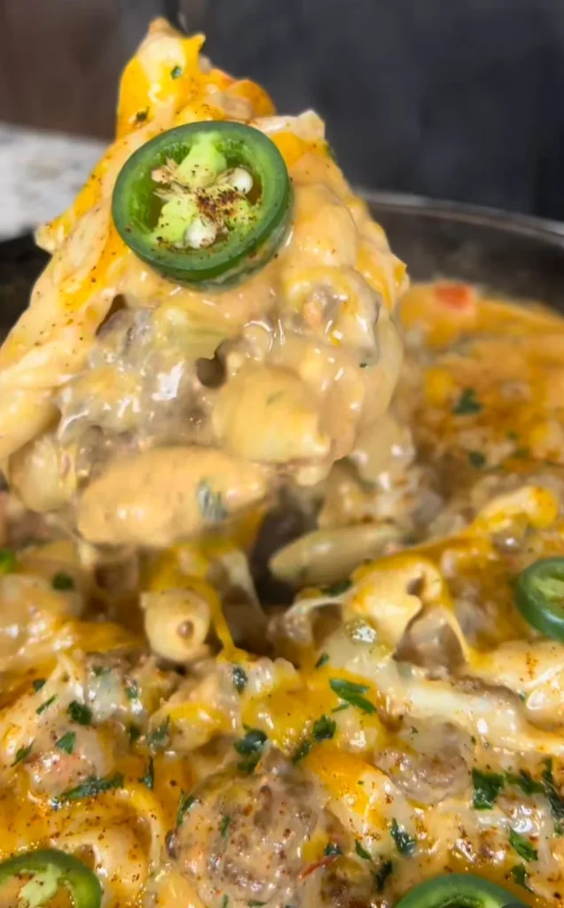 Spicy Taco Pasta Skillet