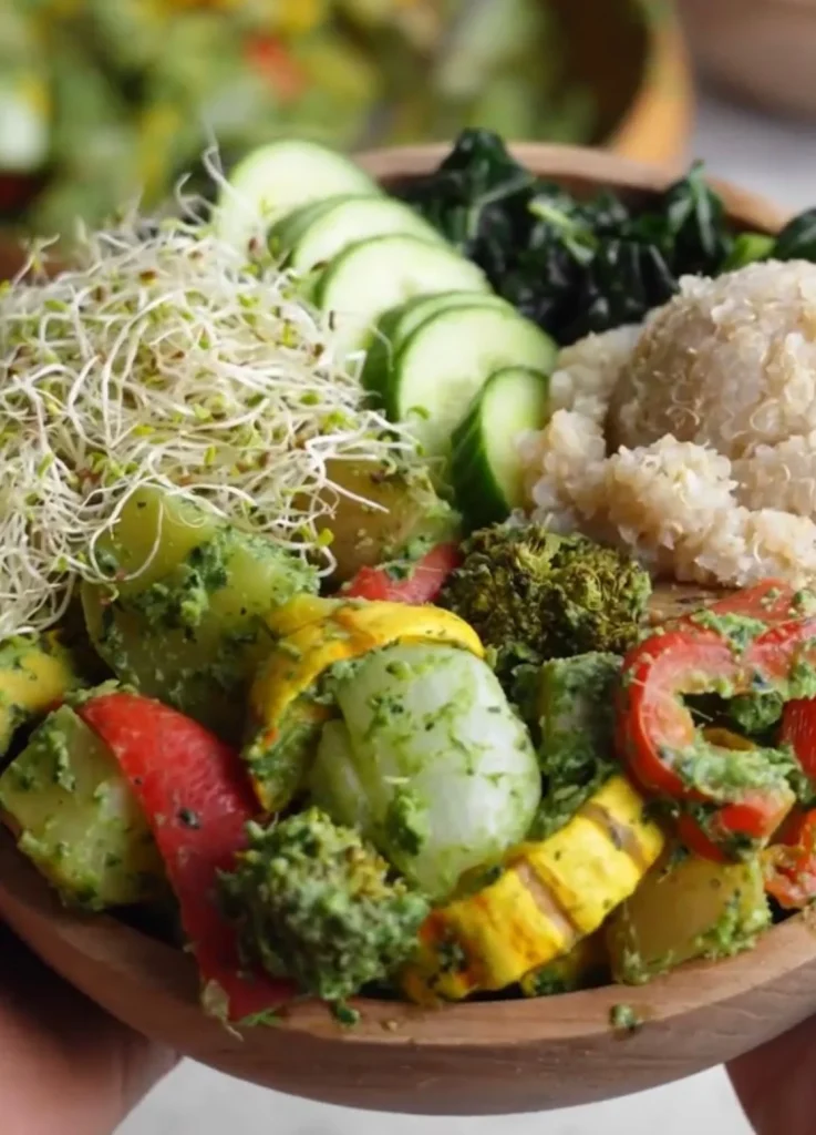 Mediterranean Chickpea Dinner Bowl