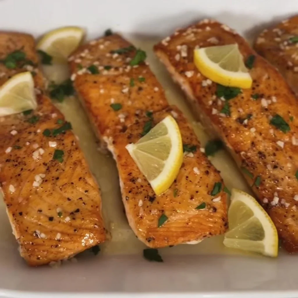 Honey Garlic Glazed Salmon