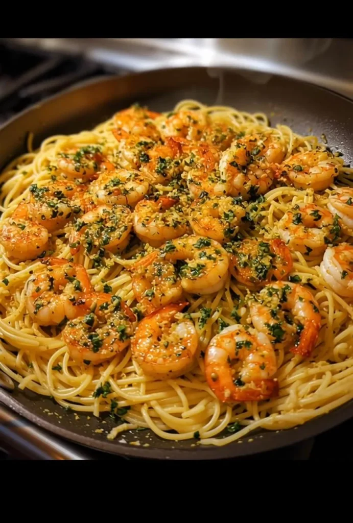 Garlic Butter Shrimp Pasta