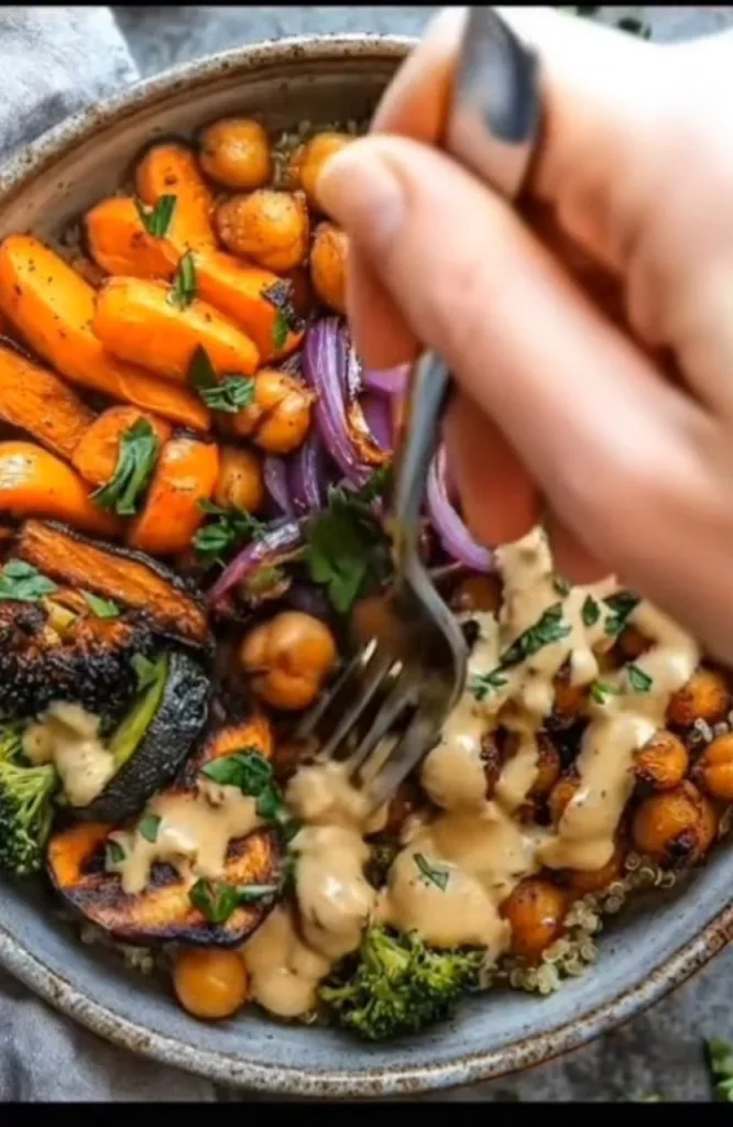 Mediterranean Chickpea Salad Bowl