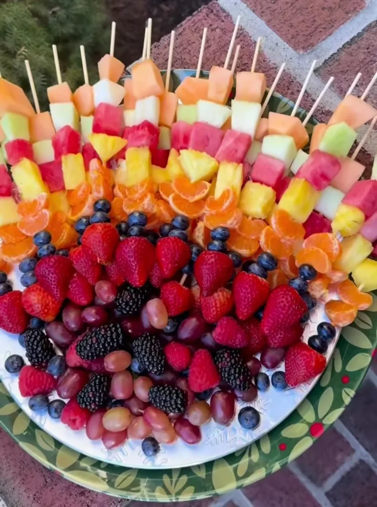 Rainbow Fruit Skewers