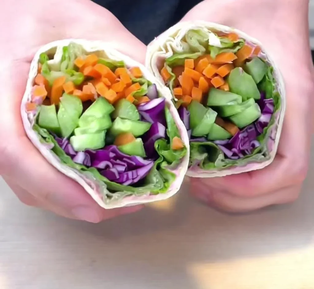 Veggie Rainbow Wraps