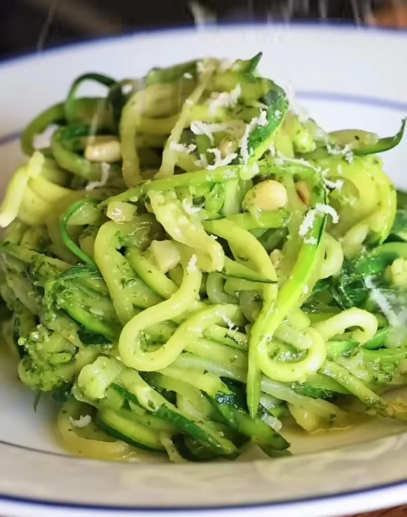 Zucchini Noodles with Pesto