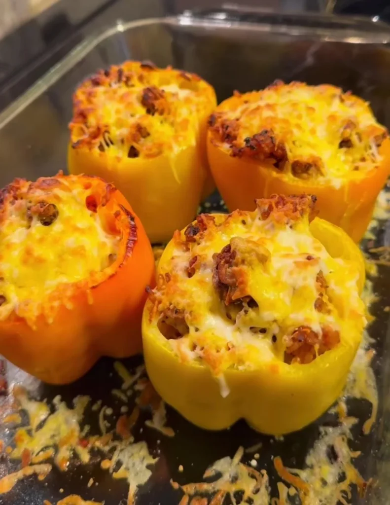 Turkey-Stuffed Bell Peppers