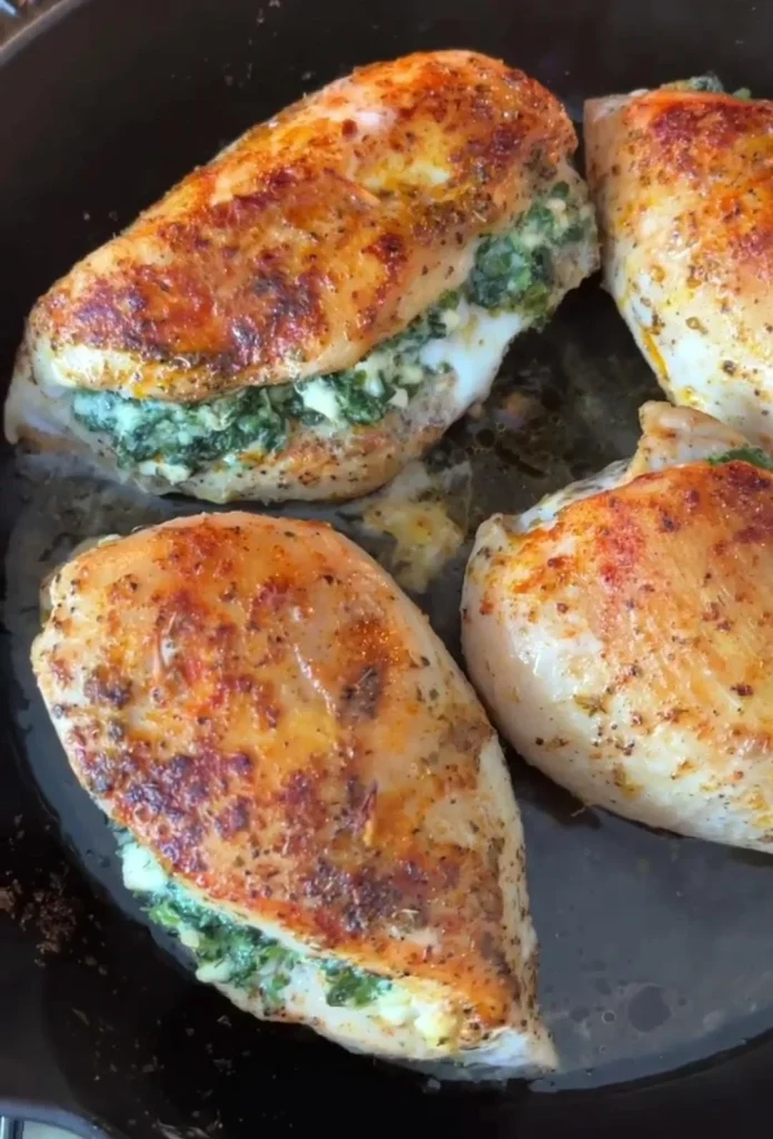Spinach and Feta Stuffed Chicken Breasts