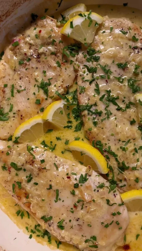 Garlic and Lemon Chicken Skillet