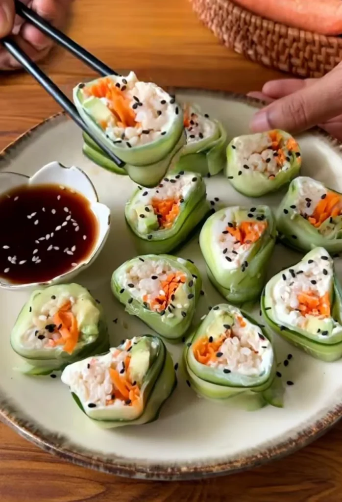Avocado Cucumber Veggie Roll