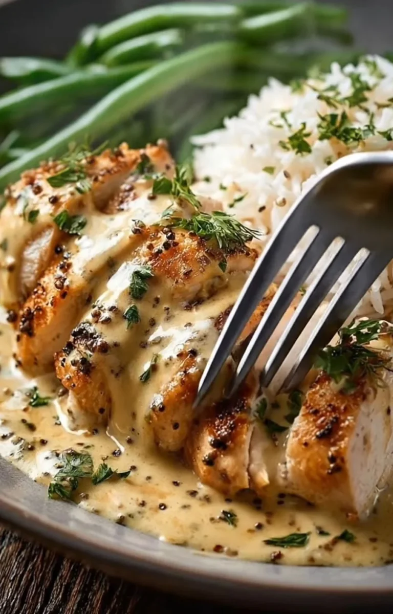 Creamy Garlic Chicken and Rice Skillet