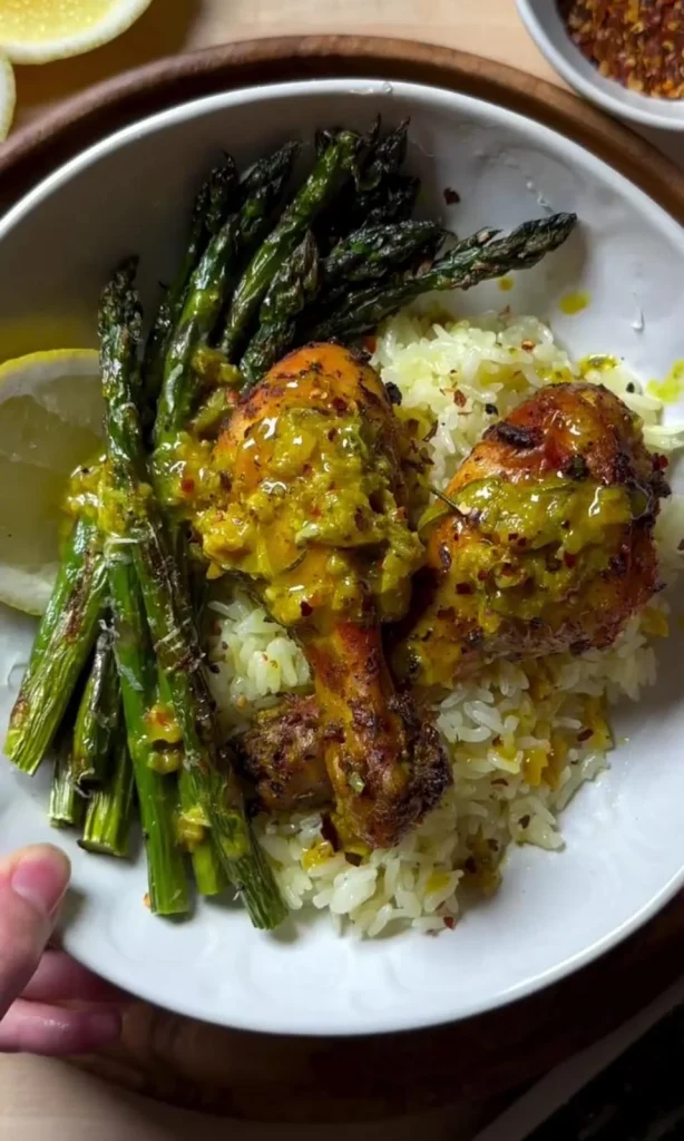 Lemon Herb Chicken with Asparagus