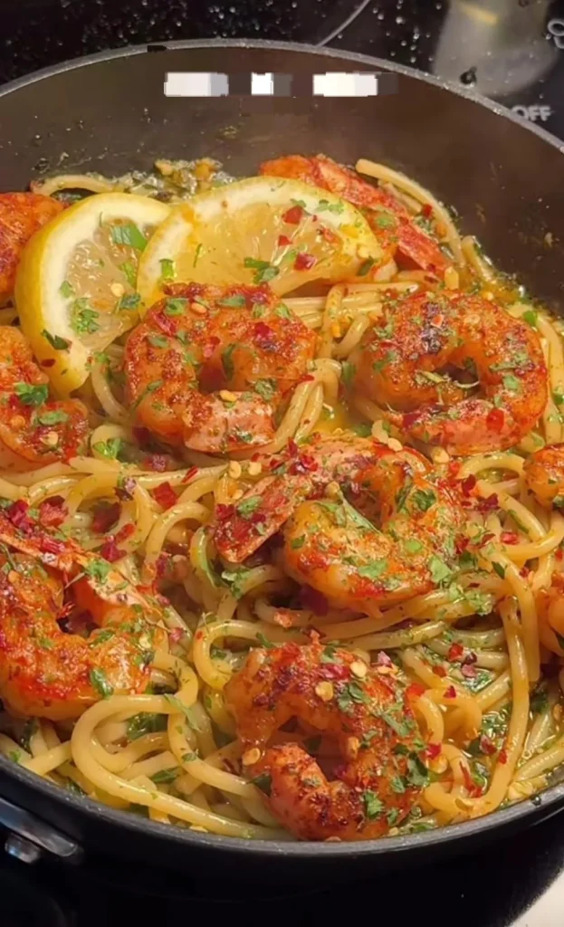 Garlic Butter Shrimp Pasta
